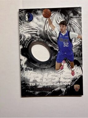 Topps Flagship Real One Relics Cooper Flagg Mavericks Rookie #FRO-CF